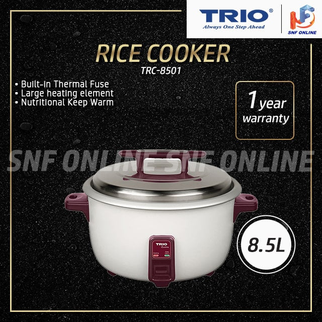 Trio Commercial rice cooker 8.5L TRC-8501