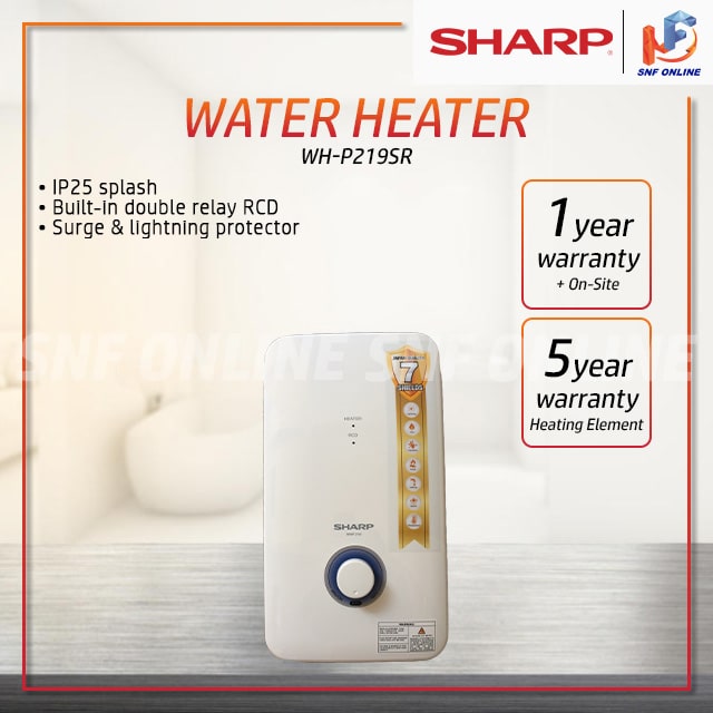 Sharp Water Heater pemanas air WH-P219SR WHP219SR