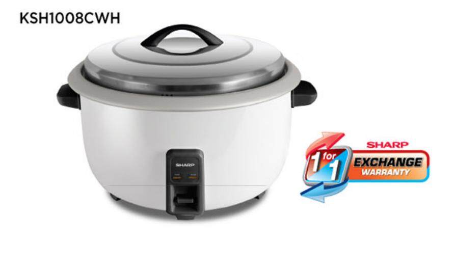 Sharp Commercial Rice Cooker KS-H1008C-WH/ KSH1008CWH