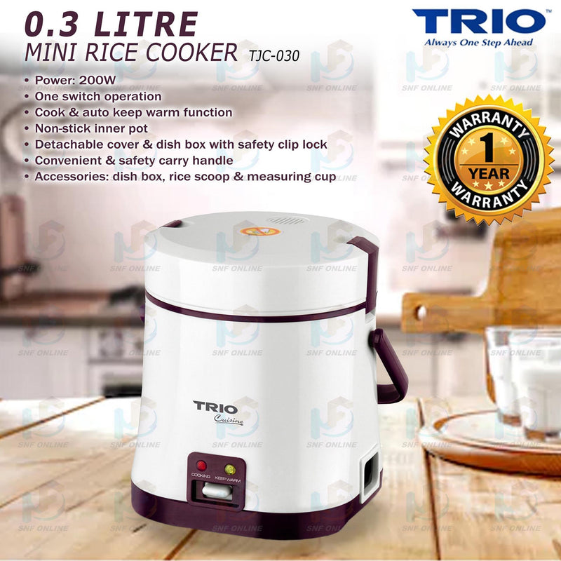 Trio Mini Rice Cooker 0.3L TJC-030