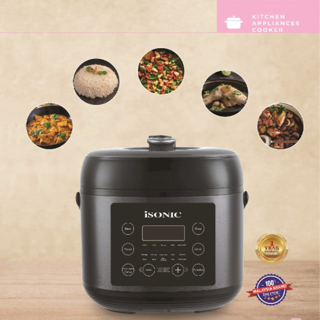 Isonic Electric Pressure Cooker IPC-6801