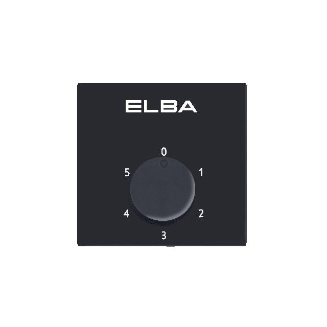 Elba 56'' 5 Speed Regulator Control Ceiling Fan 5 Blades ECF-K5605BK