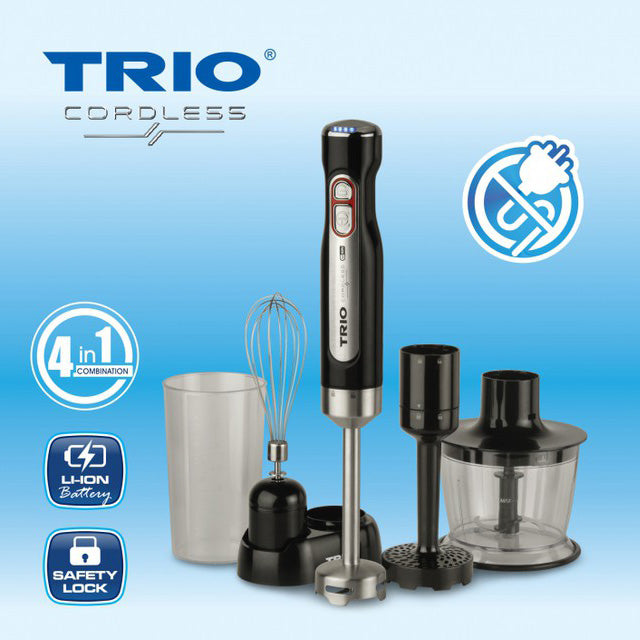 Trio Cordless Rechargeable Hand Blender TRS-51HB