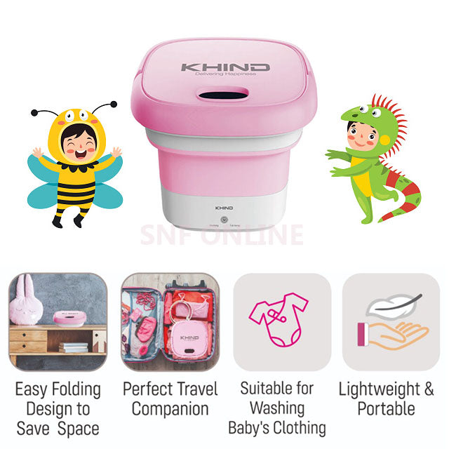 Khind Foldable Washing Machine WM08F