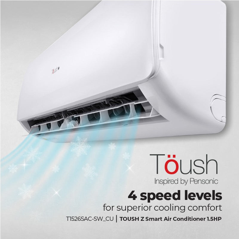 Toush Smart Air Conditioner Aircond 2.5HP T2526SAC-SW T2526SAC-CU